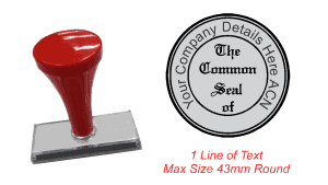 MR43 Round Stamp 45 mm