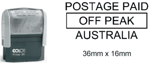 Postage Paid Off Peak Australia (Self Inking)