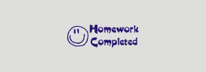 Q1614 - Homework Completed