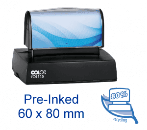 EOS 115 Pre Inked Stamp 80 x 60 mm