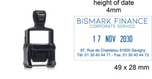 Trodat 5440 Heavy Duty Dater 49 x 28 mm