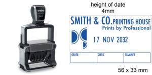 Trodat 5460 Heavy Duty Dater 56 x 33 mm