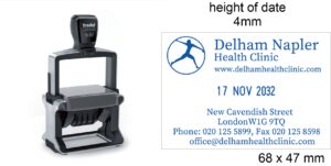 Trodat 5480 Heavy Duty Dater 68 x 47 mm