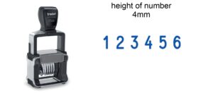 Trodat 5546 Heavy Duty Numberer 4mm