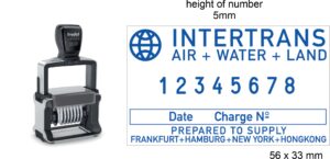 Trodat 5558 (No Text) Heavy Duty Numberer 5mm