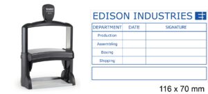 Trodat 5212 Heavy Duty Self Inking Rub Stamp This is the Biggest Self Inking Stamp on the Market @ 116 x 70 mm