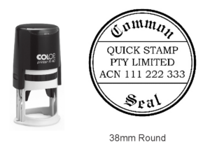 43mm Round Common Seal Self Inking